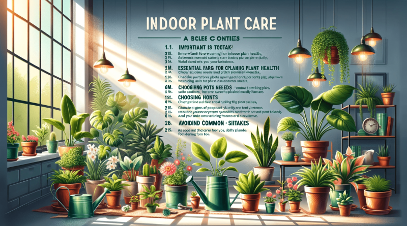 Indoor Plants Care Secrets