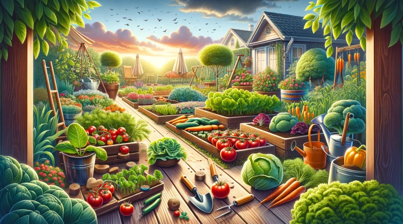 Home Vegetable Gardening